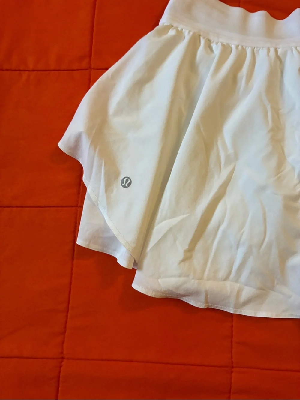 Lululemon Skort Womens 4 White Gym & Running Tenis Casual